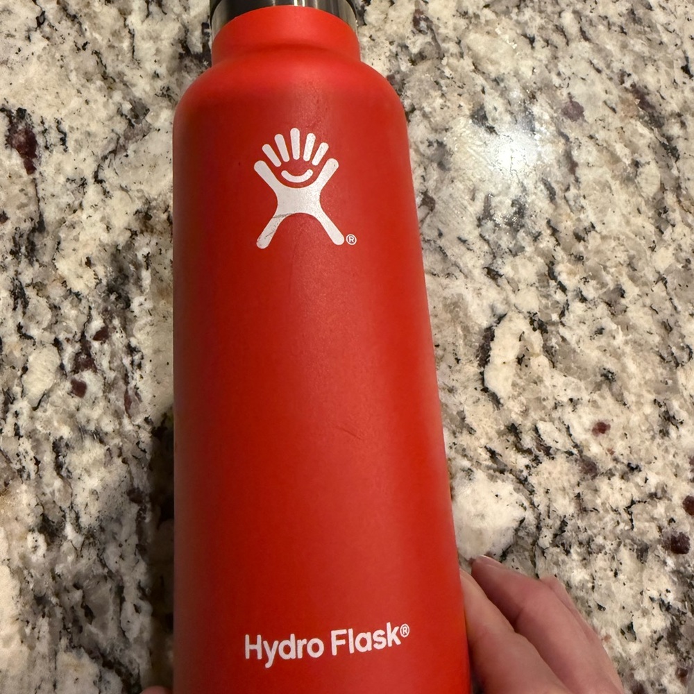 Hydro Flask Bright Red/ Orange Insulated Bottle 18 oz